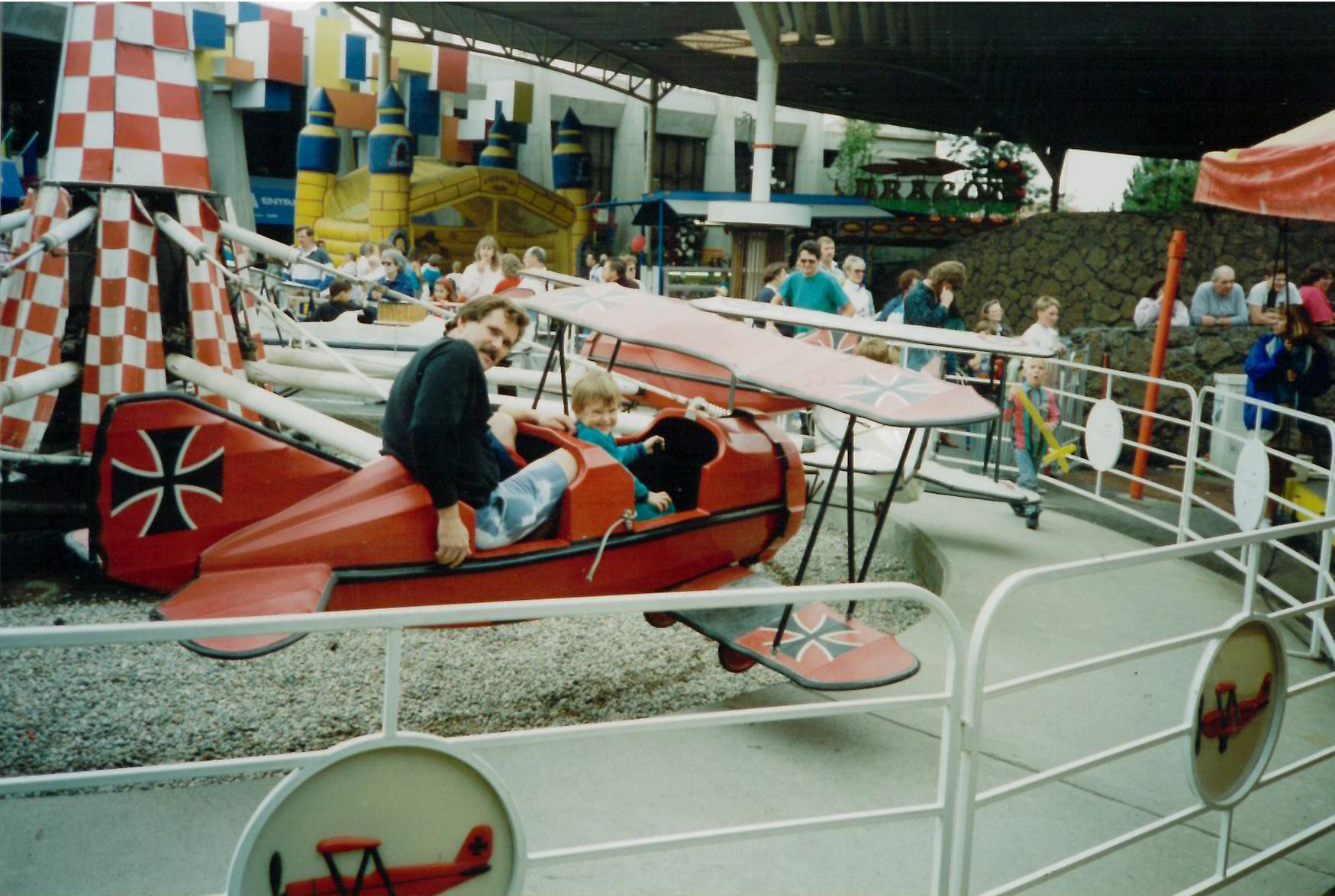Don Moore during Pilot Training.  Langley Flying School.